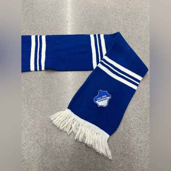 Vintage Hoffenheim Soccer Scarf Blue Unisex OS Germany TSG - Picture 2 of 3